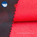 Polyester kamouflage tryckt borste Tricot textil tyg